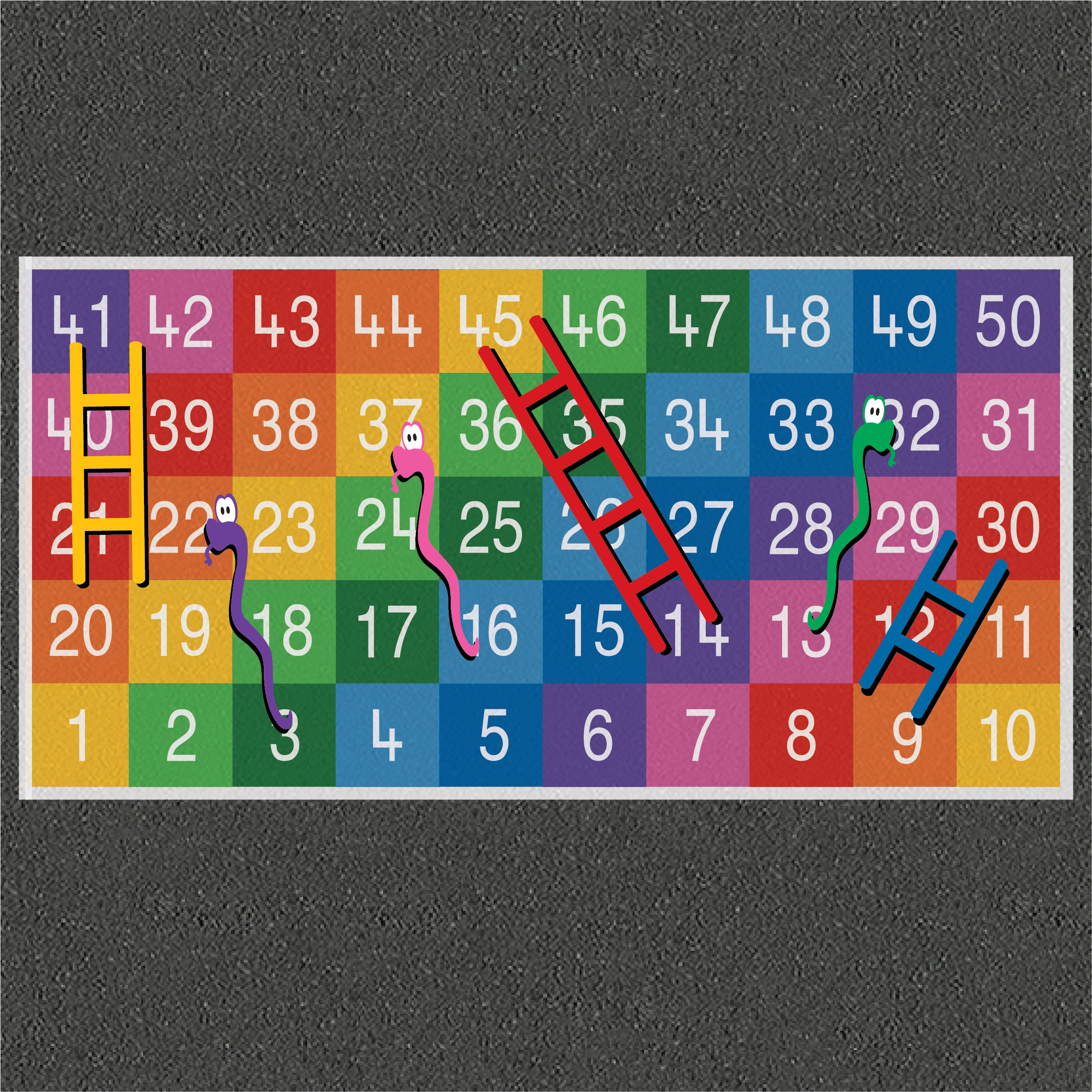 Snakes And Ladders 1 50 Markings By Thermmark