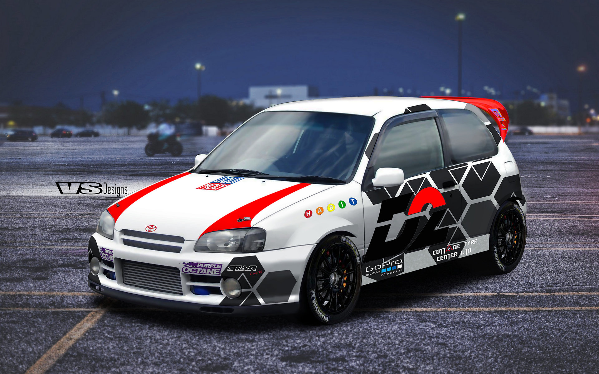 Toyota Glanza Rally Concept, Veer Design