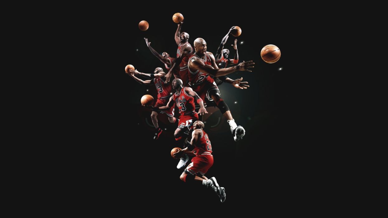 Michael jordan basketball chicago bulls men males action stop motion wallpaperx1440