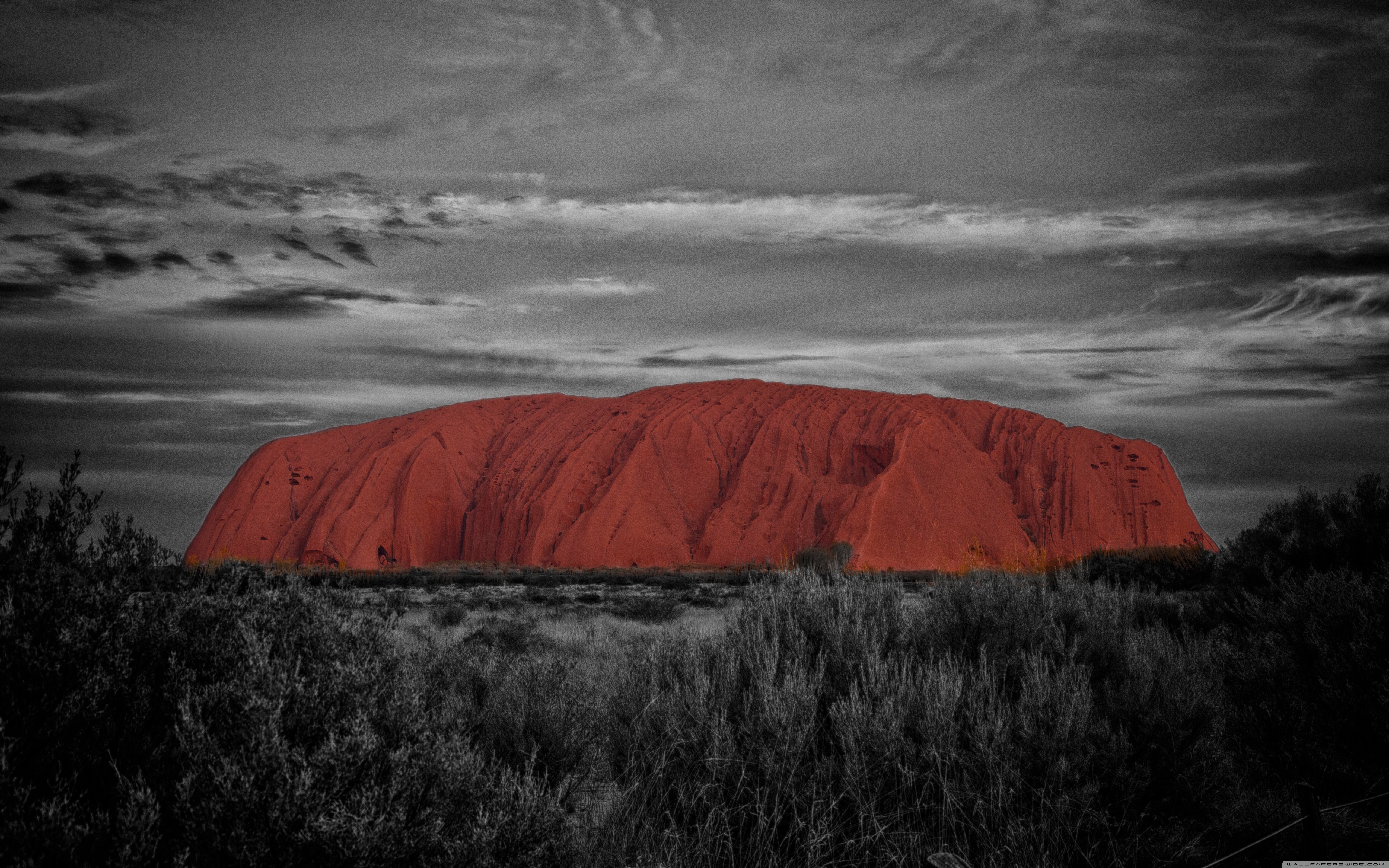 Ayers Rock Australia Ultra HD Desktop Background Wallpaper for: Tablet