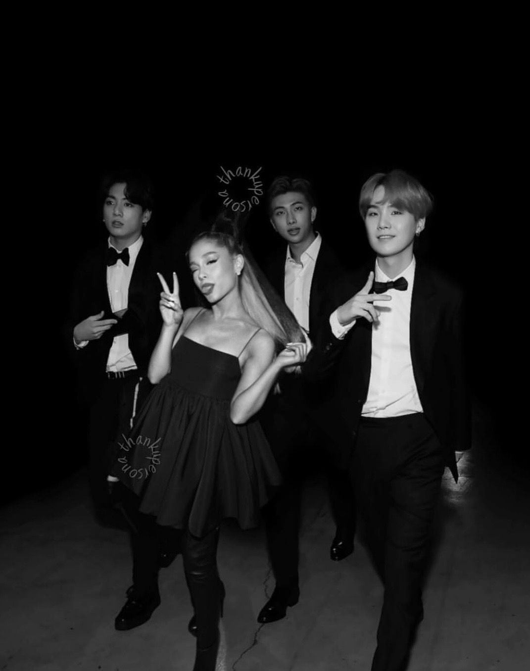 Ariana Grande and BTS