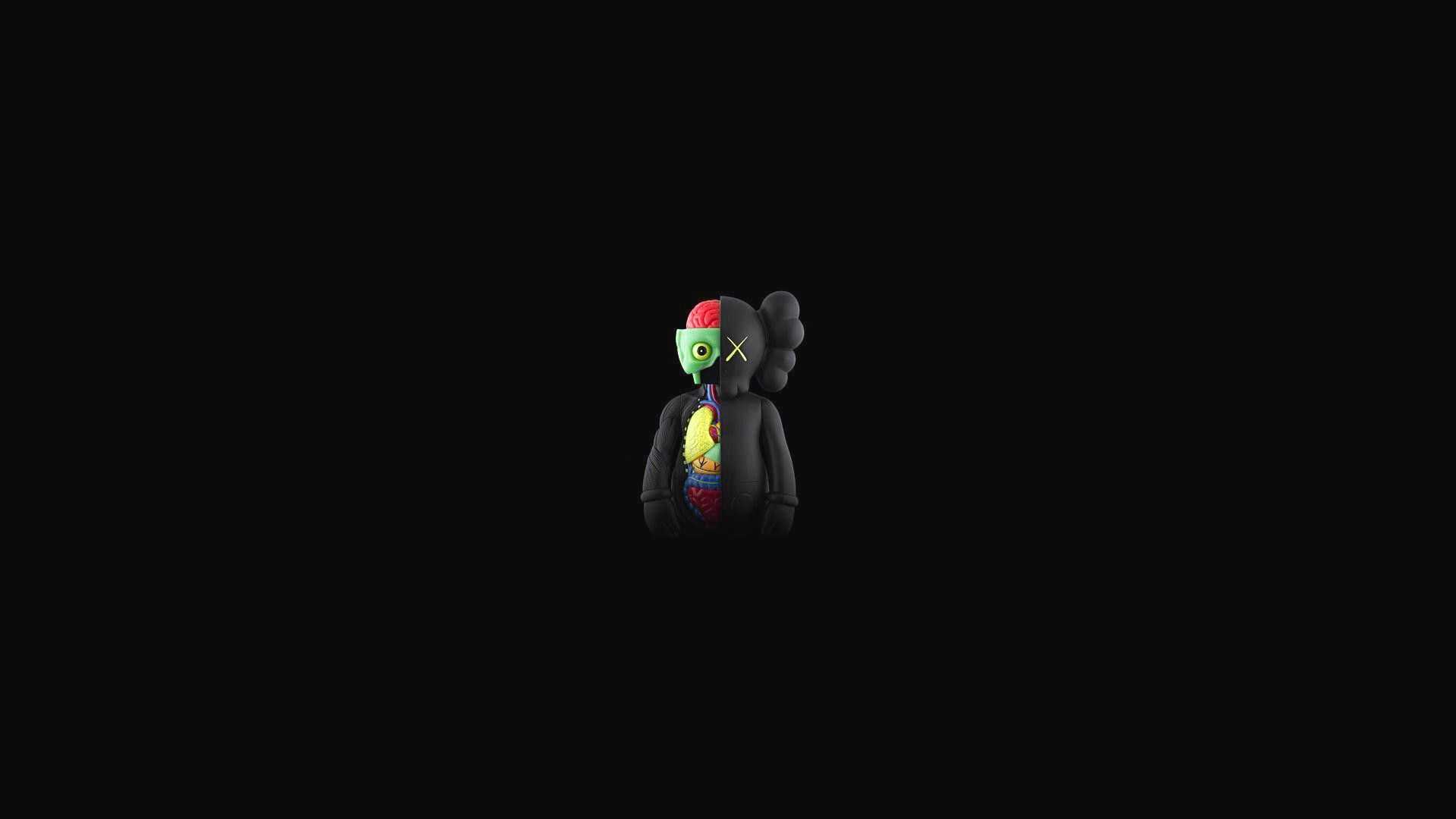 Black Kaws Computer Wallpapers Wallpaper Cave