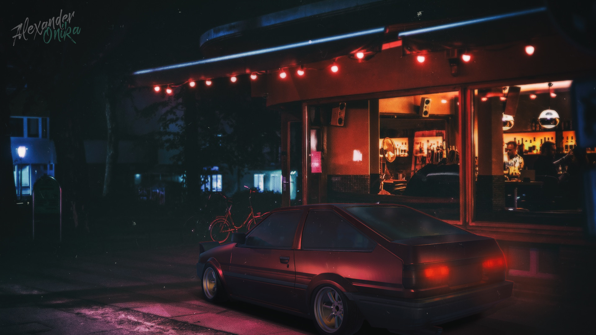 Toyota Ae86 Trueno HD Wallpaper Neon