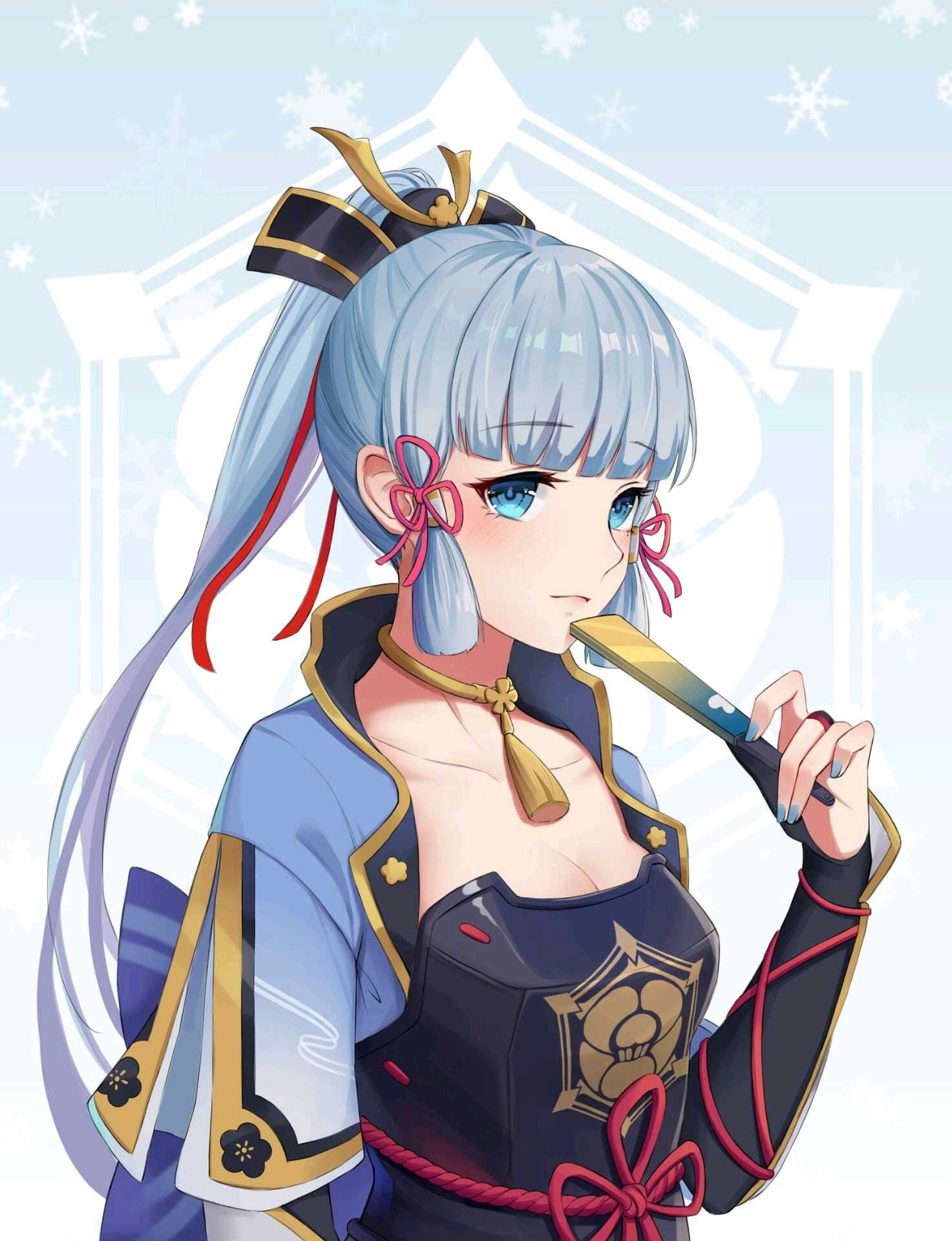 Kamisato Ayaka Wallpaper Free HD Wallpaper