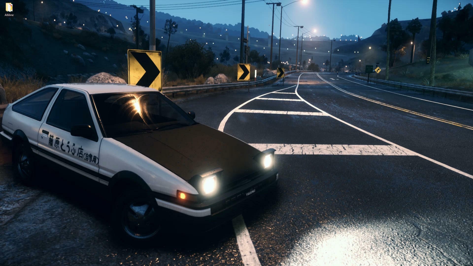 NFS 19 Toyota AE86 live wallpaper [DOWNLOAD FREE]