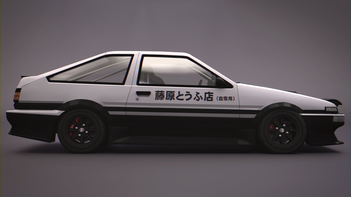 Trueno ae86 живые обои