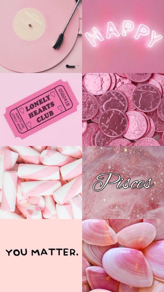 Pisces Pink. Pink Glitter Wallpaper, Aquarius Aesthetic, Pink Wallpaper Girly