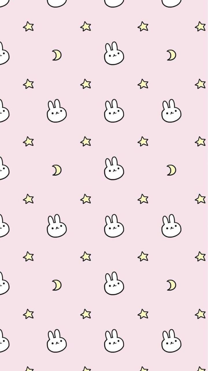 Download Kawaii bunny wallpaper by Hexstly now. Browse millions of popular bunny W. Wallpaper iphone cute, Rabbit wallpaper, Bunny wallpaper