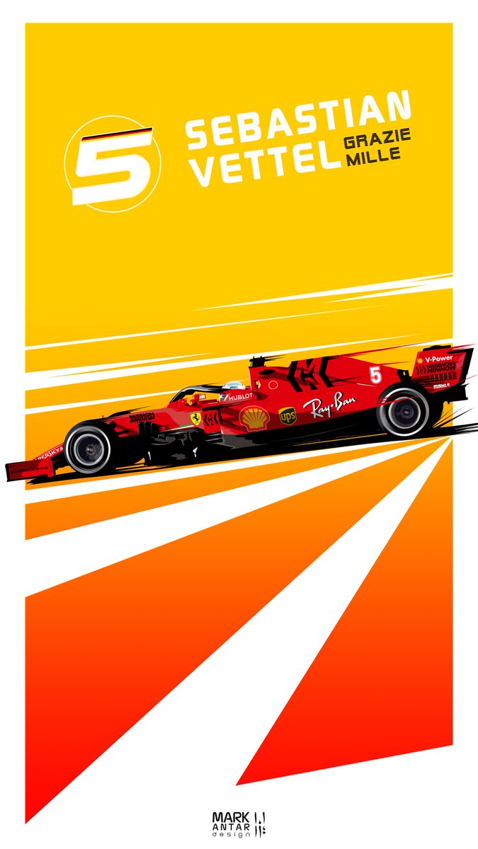 Mark Antar Design Phone wallpaper #Seb5 #Vettel #ferrari #f1 #wallpaper #formula1 #SF1000