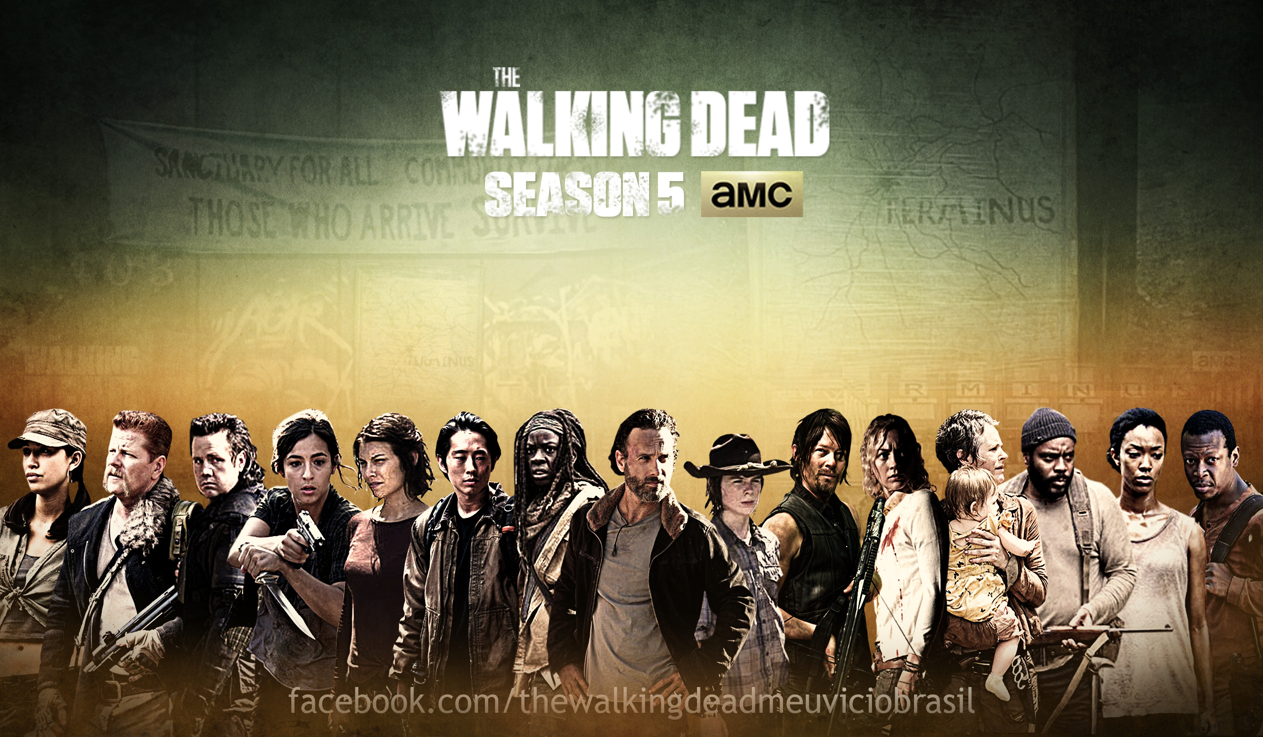 The Walking Dead Season 5 Wallpaper background picture