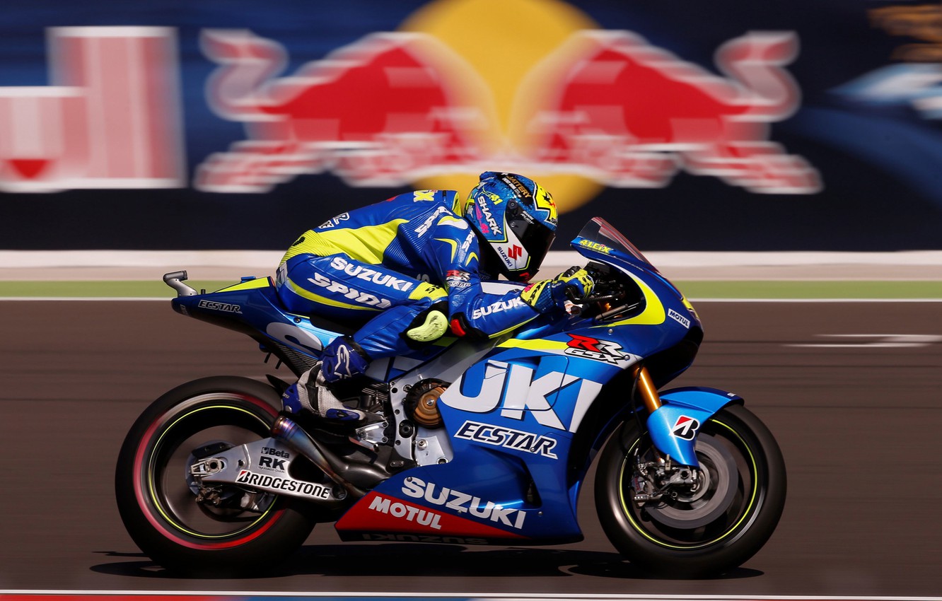 Wallpaper Profile, Suzuki, MotoGP, Suzuki, Blur, Blackout, Alex Espargaro image for desktop, section спорт