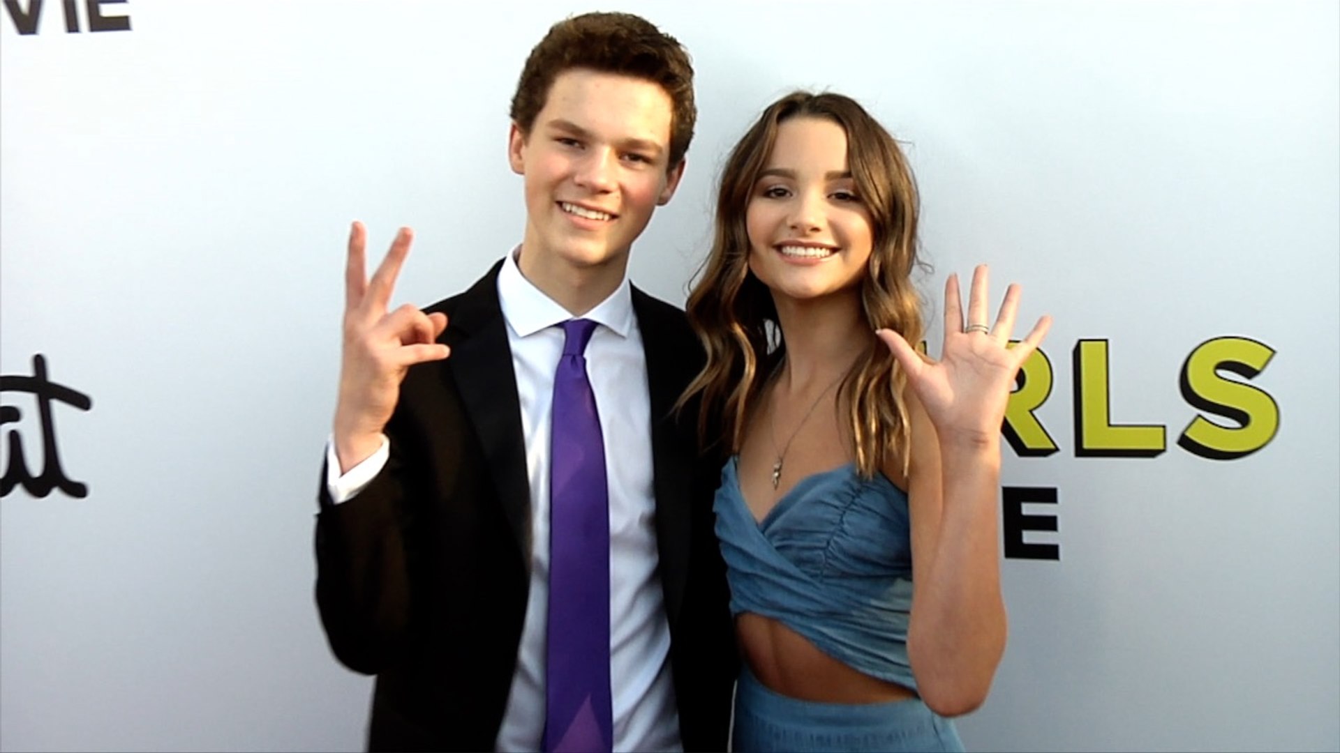 Hayden Summerall and Annie LeBlanc Chicken Girls: The Movie Premiere Red Carpet