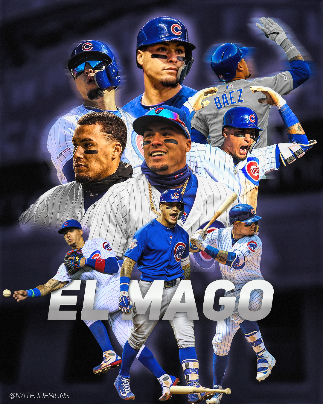 MLB Edit- Javier Báez Chicago Cubs. Cubs players, Chicago cubs wallpaper, Chicago cubs baseball