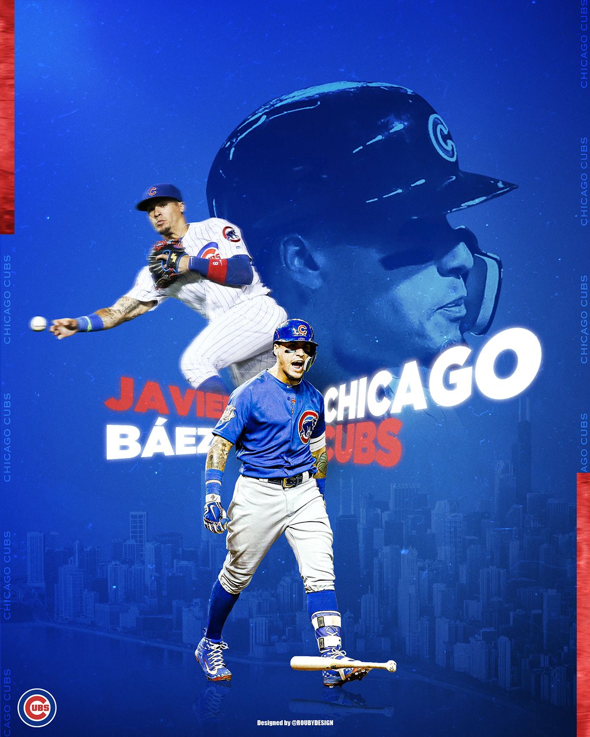 Javier Báez // Chicago Cubs. Chicago cubs wallpaper, Chicago cubs baseball, Chicago cubs