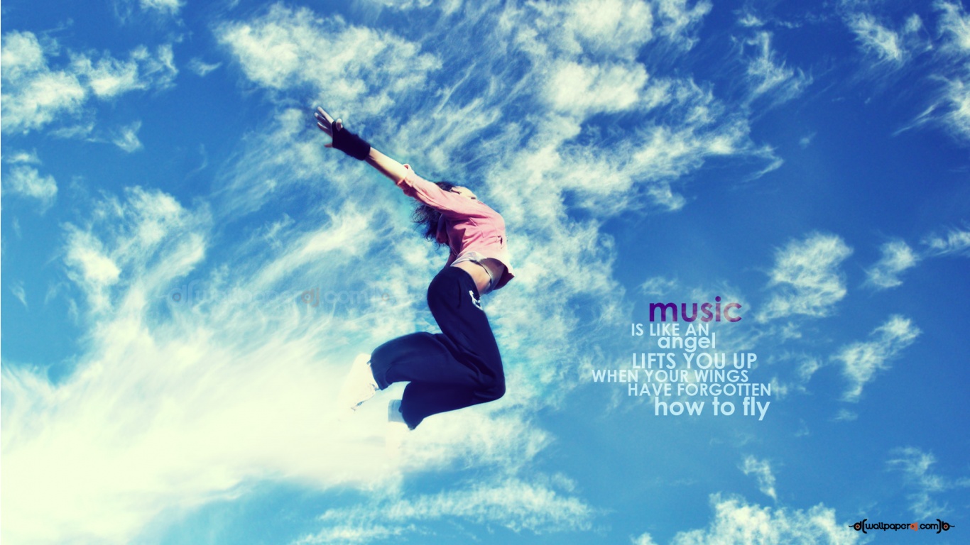 Let The Music Lift You Up wallpaper, music and dance wallpaper