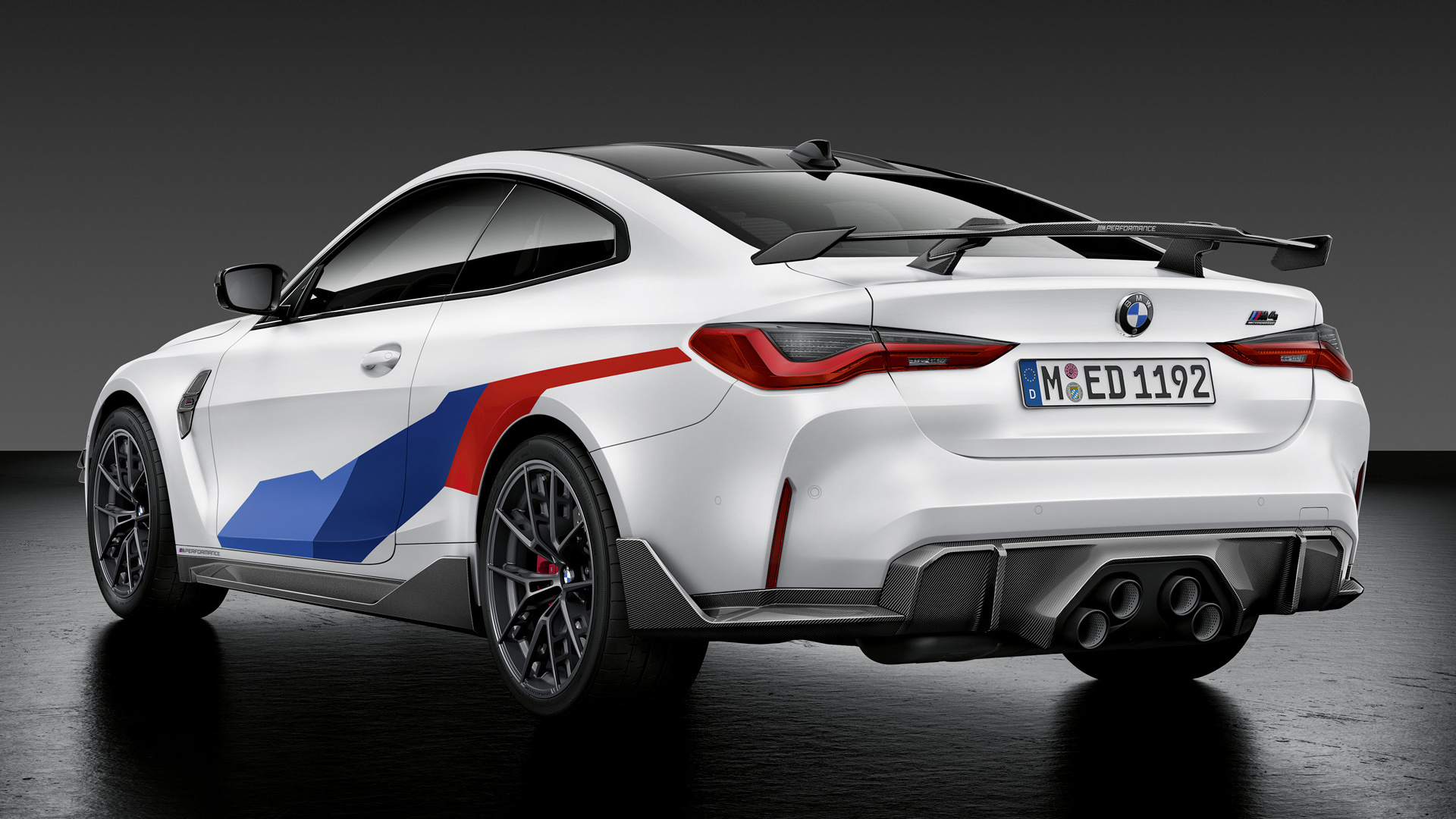 BMW M4 Coupe Competition with M Performance Parts and HD Image