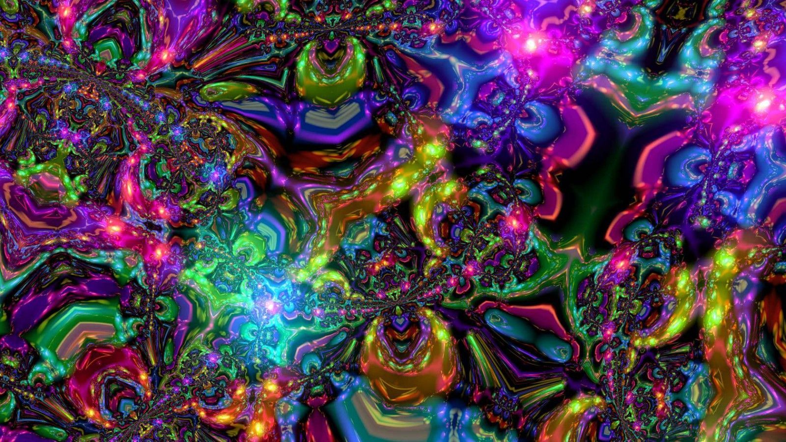 Psychedelic Weed Wallpaper