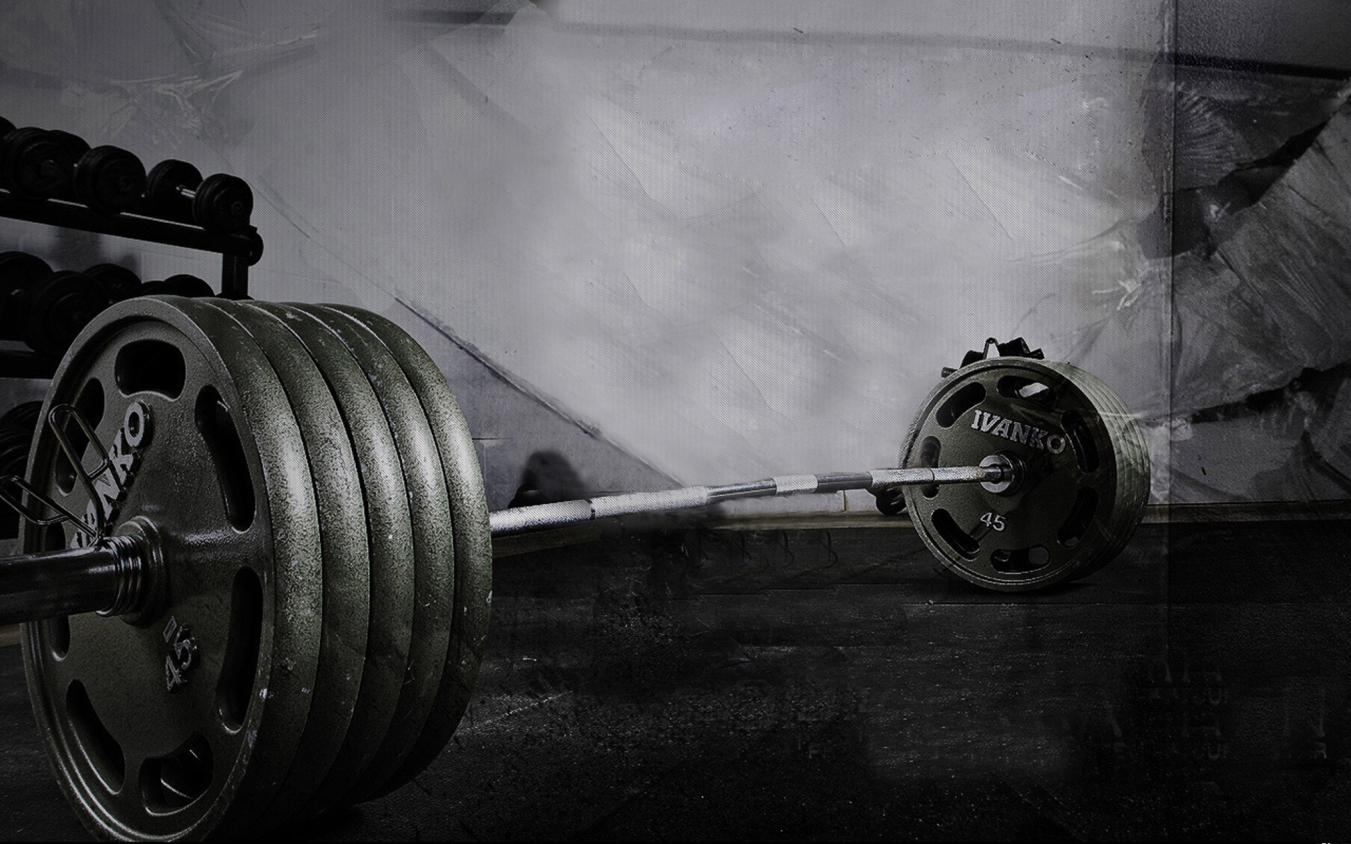 Weight Bar Gym Workout Wallpaper for Widescreen Desktop PC 1920x1080 Full HD