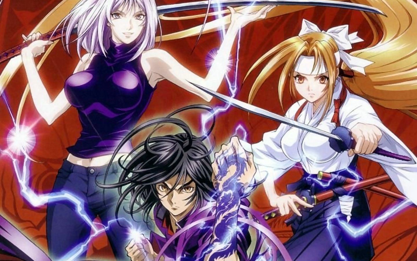 Anime art. Tenjho Tenge. Wallpaper