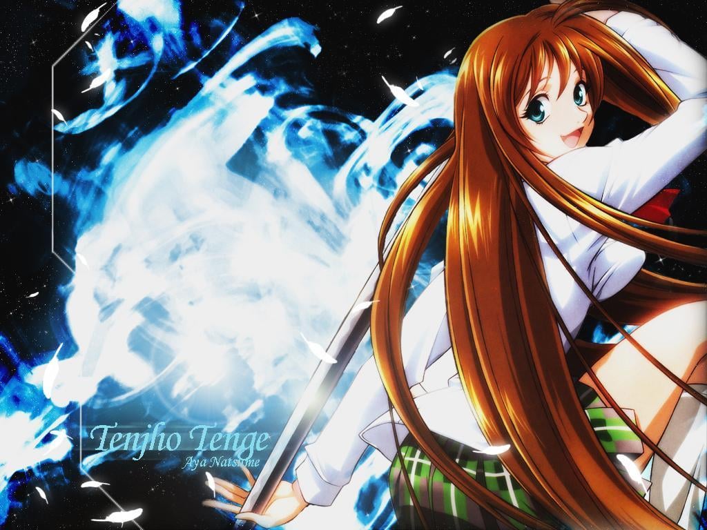 long hair nude sword tenjou tenge weapon   -   Anime Wallpapers