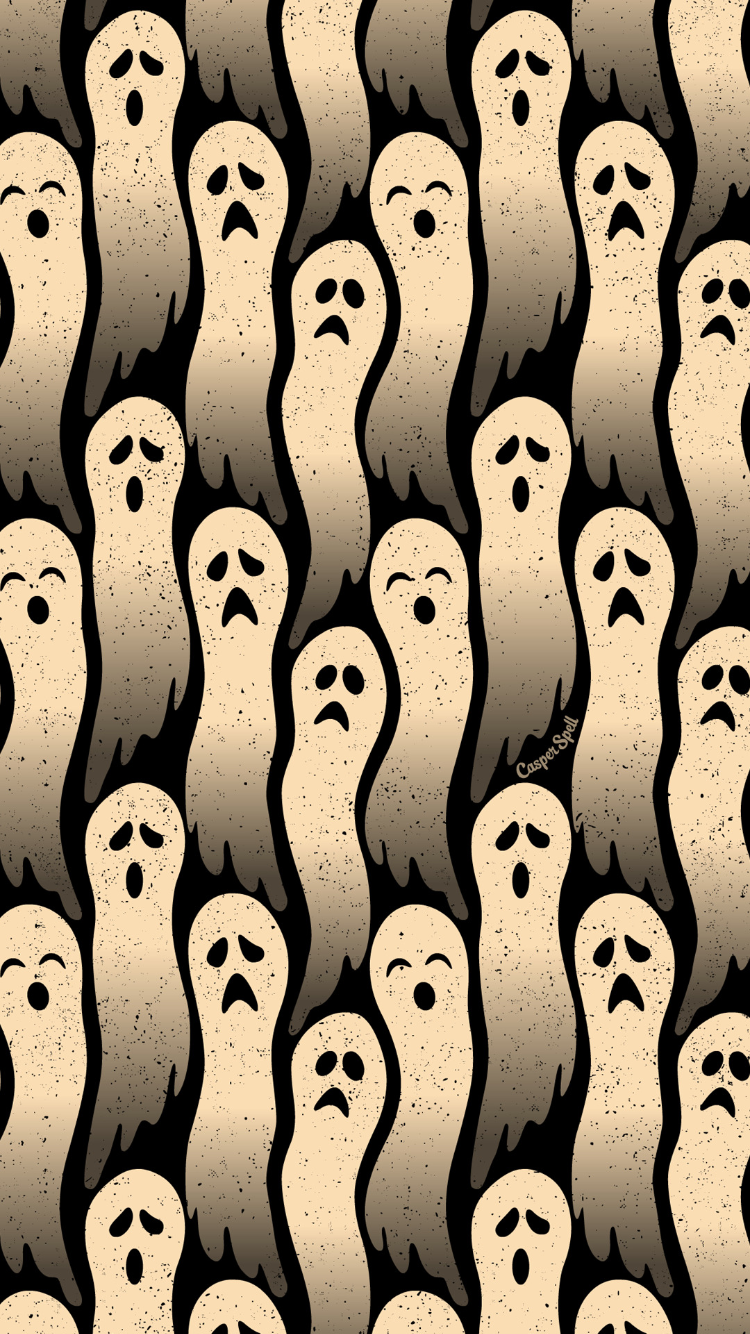Vintage Halloween Ghosts Wallpapers - Wallpaper Cave