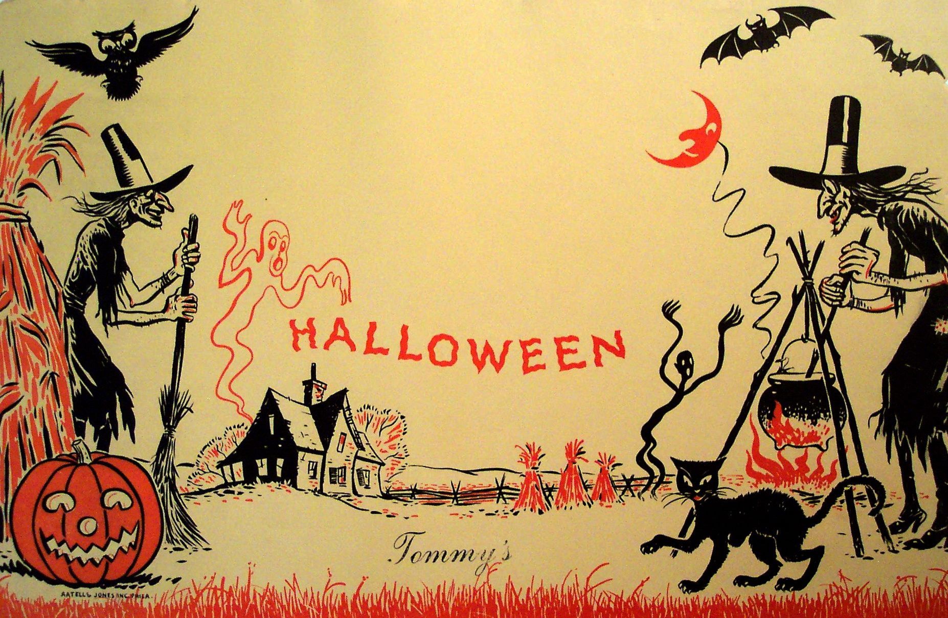 Halloween Vintage Wallpapers - Wallpaper Cave