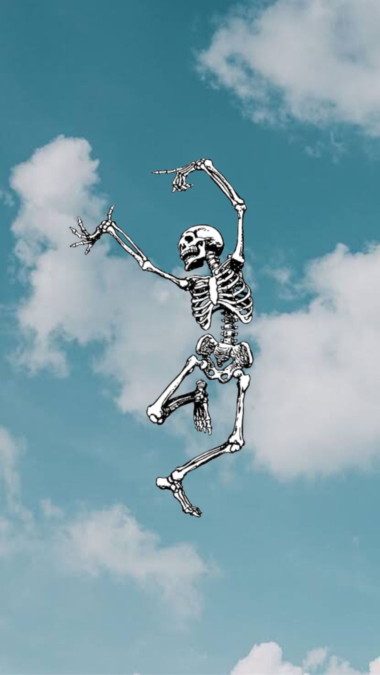 Dancing Skeleton wallpaper background. Art wallpaper iphone, Dark wallpaper iphone, Witchy wallpaper