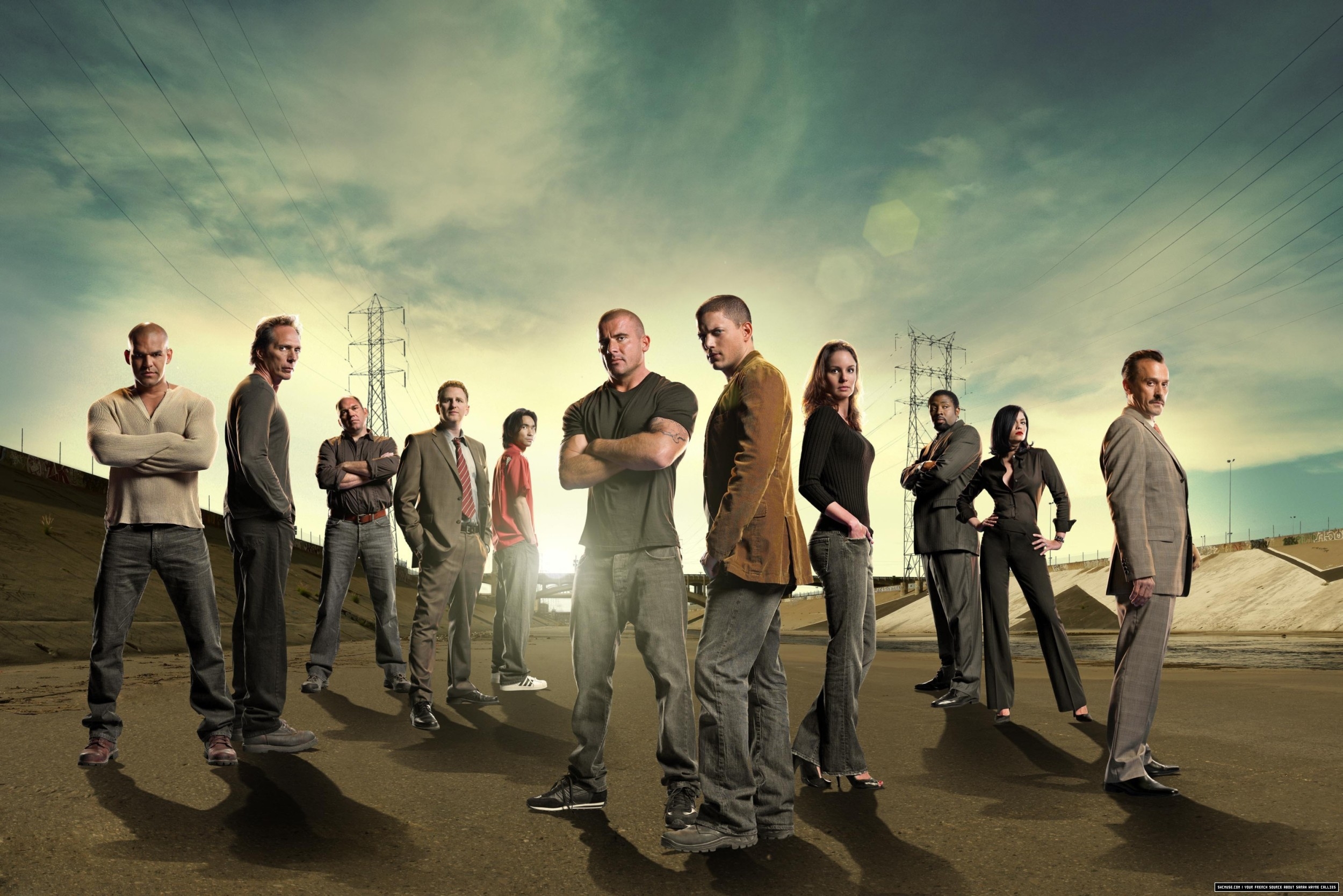 Wallpaper, Prison Break, tv show, actors, Dominic Purcell, Wentworth Miller, lincoln burrows, michael scofield 2500x1668