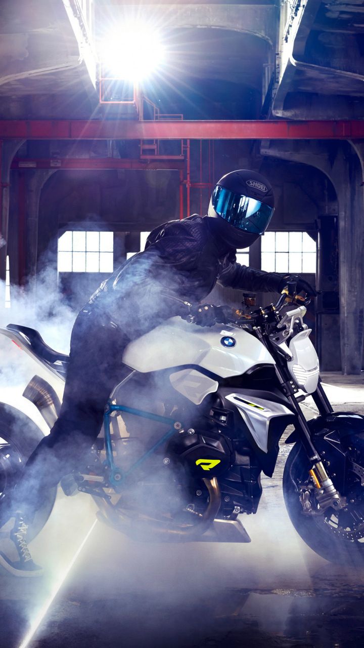 BMW concept roadster, motorcycle, smoke, bike, 720x1280 wallpaper. Bmw concept, Android wallpaper, iPhone wallpaper image