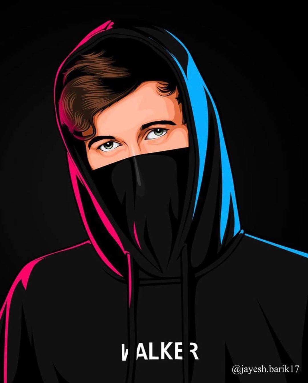 Alan Walker Cartoon Wallpapers - Wallpaper Cave