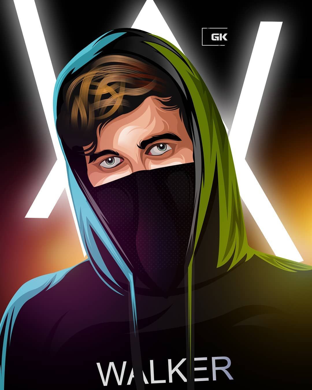 Alan Walker Cartoon Wallpapers - Wallpaper Cave