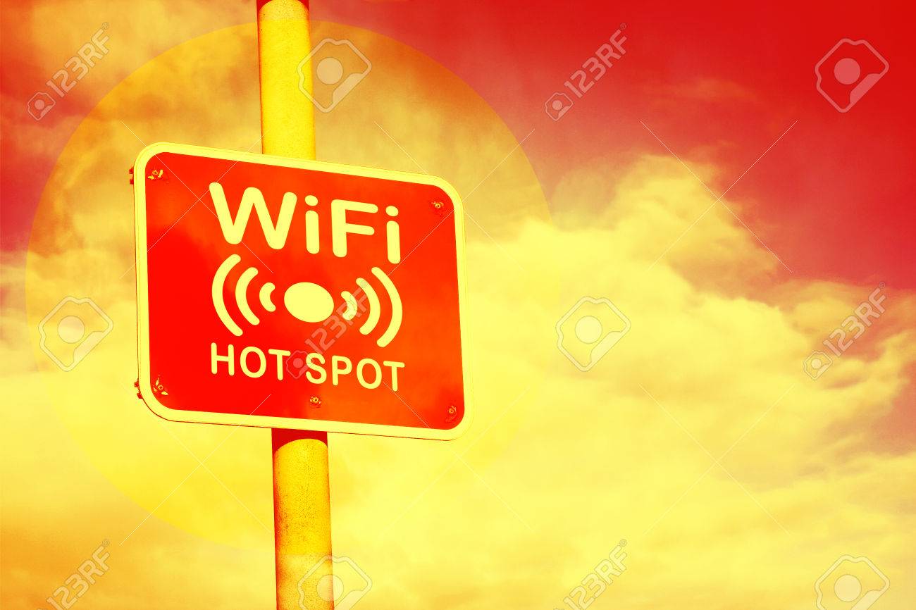 Free download Wifi Hotspot Sign Against A Hot Red And Yellow Background Stock [1300x866] for your Desktop, Mobile & Tablet. Explore Hotspot Background. Hotspot Background