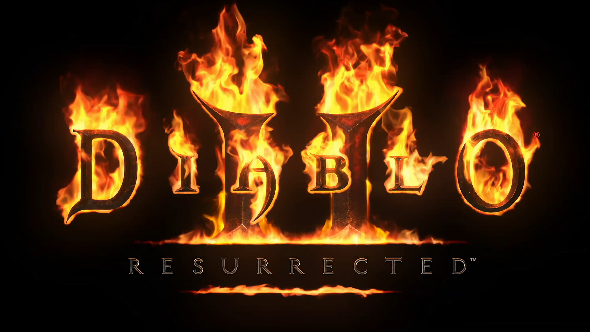 Diablo II: Resurrected Wallpaper 2 Upscale and Enhanced with comparison: Diablo