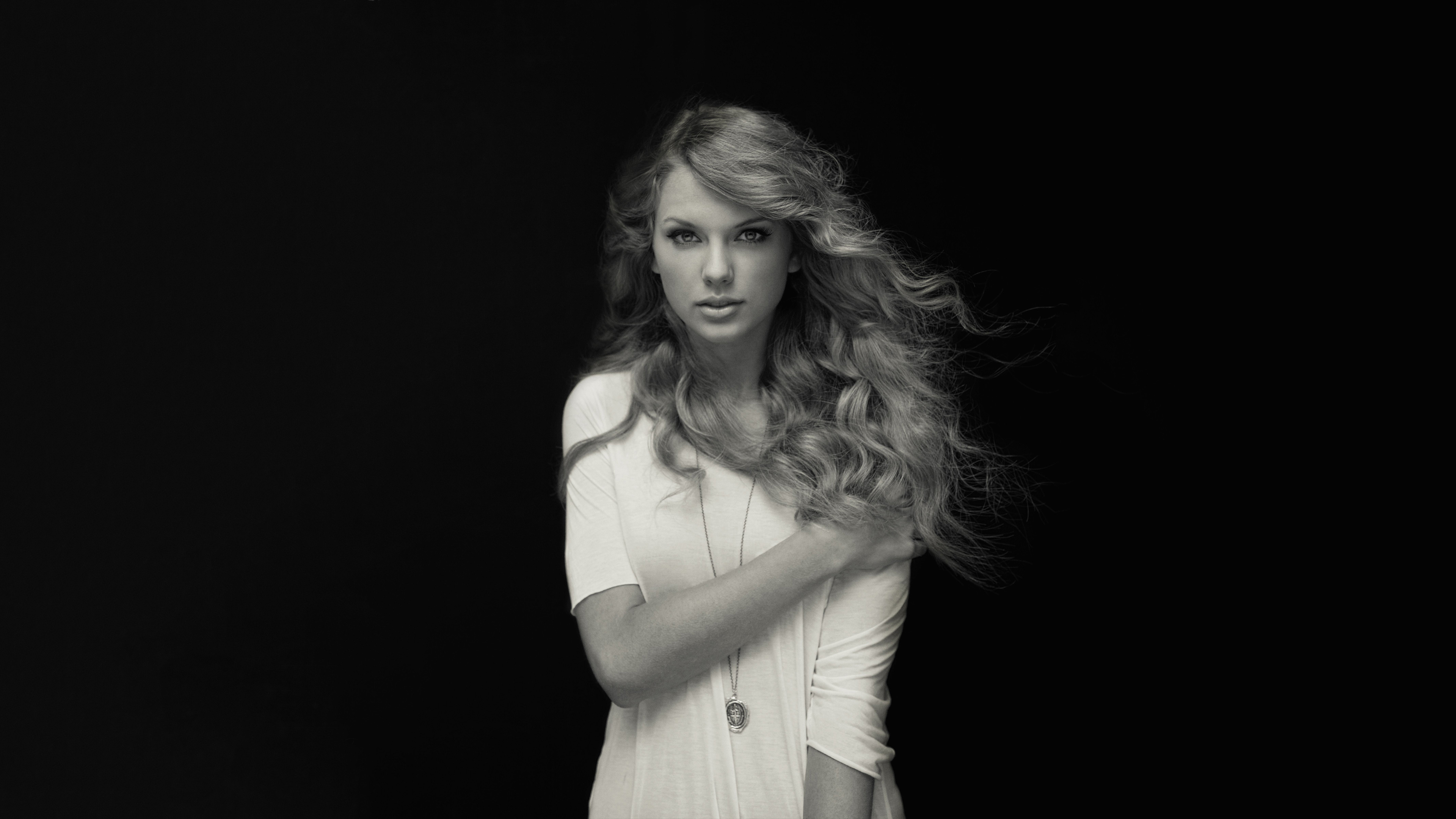 Taylor Swift Black And White 4k, HD Music, 4k Wallpaper, Image, Background, Photo and Picture