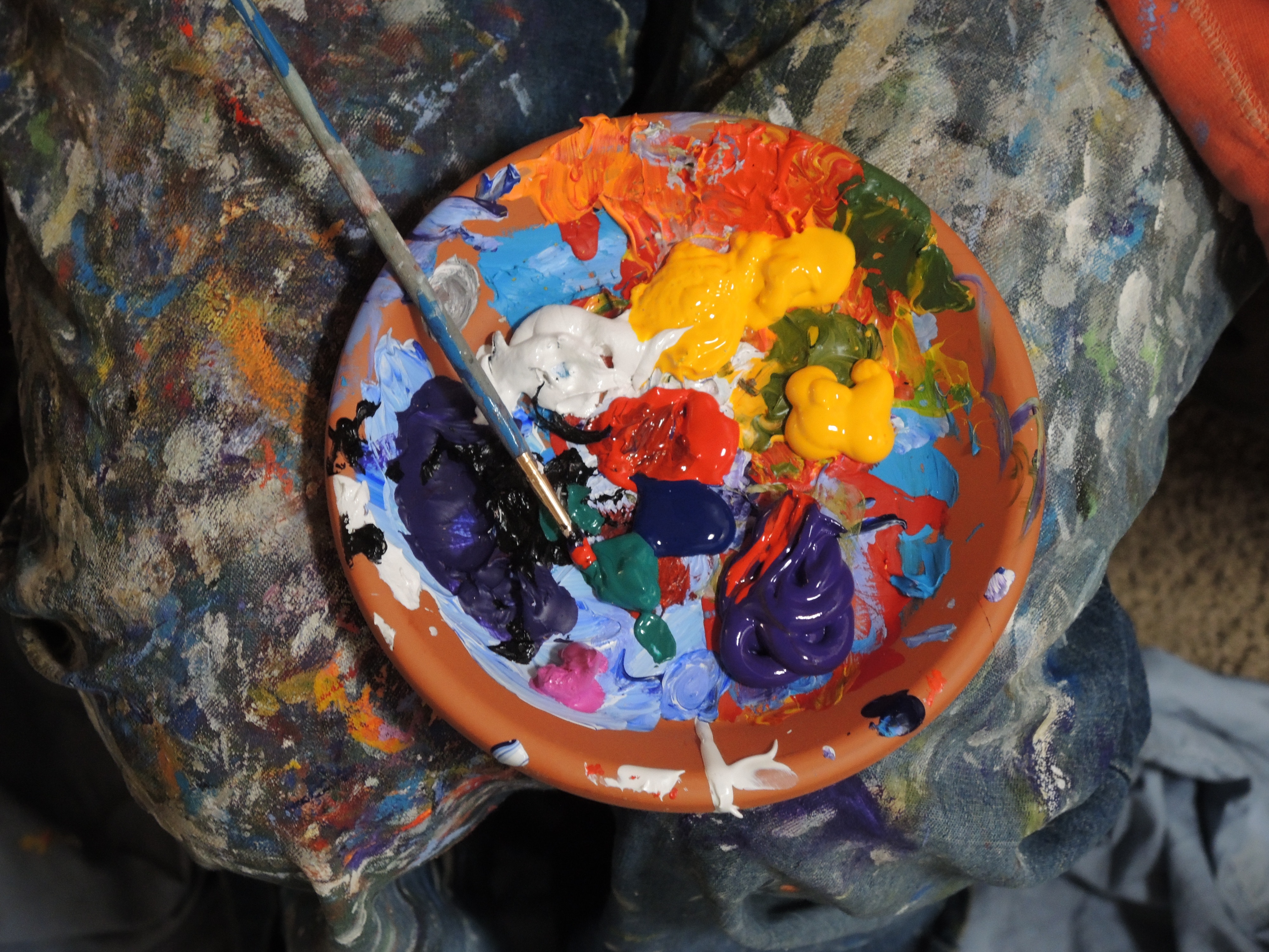 4000x3000 #acrylic, #blend, #colour, #brush, #art, #paint brush, #Public domain image, #paint, #palette, #pattern, #mix, #color, #create, #messy, #painter, #artist, #painting, #mess, #paintbrush, #colours. Mocah HD Wallpaper