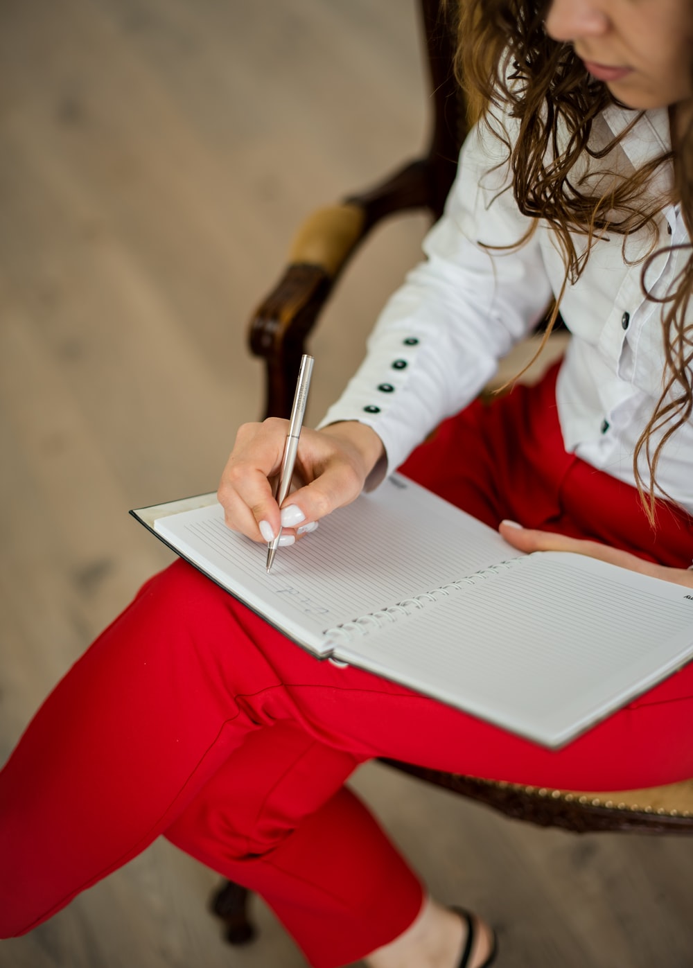 Girl Writing Picture. Download Free Image