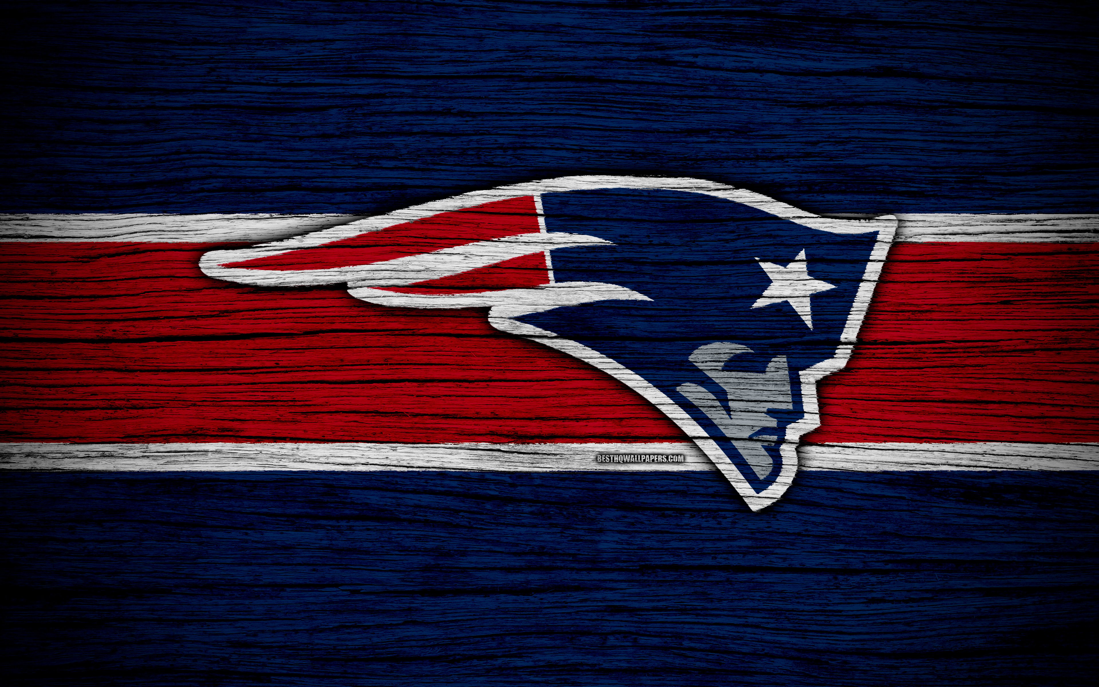 New England Patriots, Nfl, American Conference, 4k, England Patriots Team Logo HD Wallpaper
