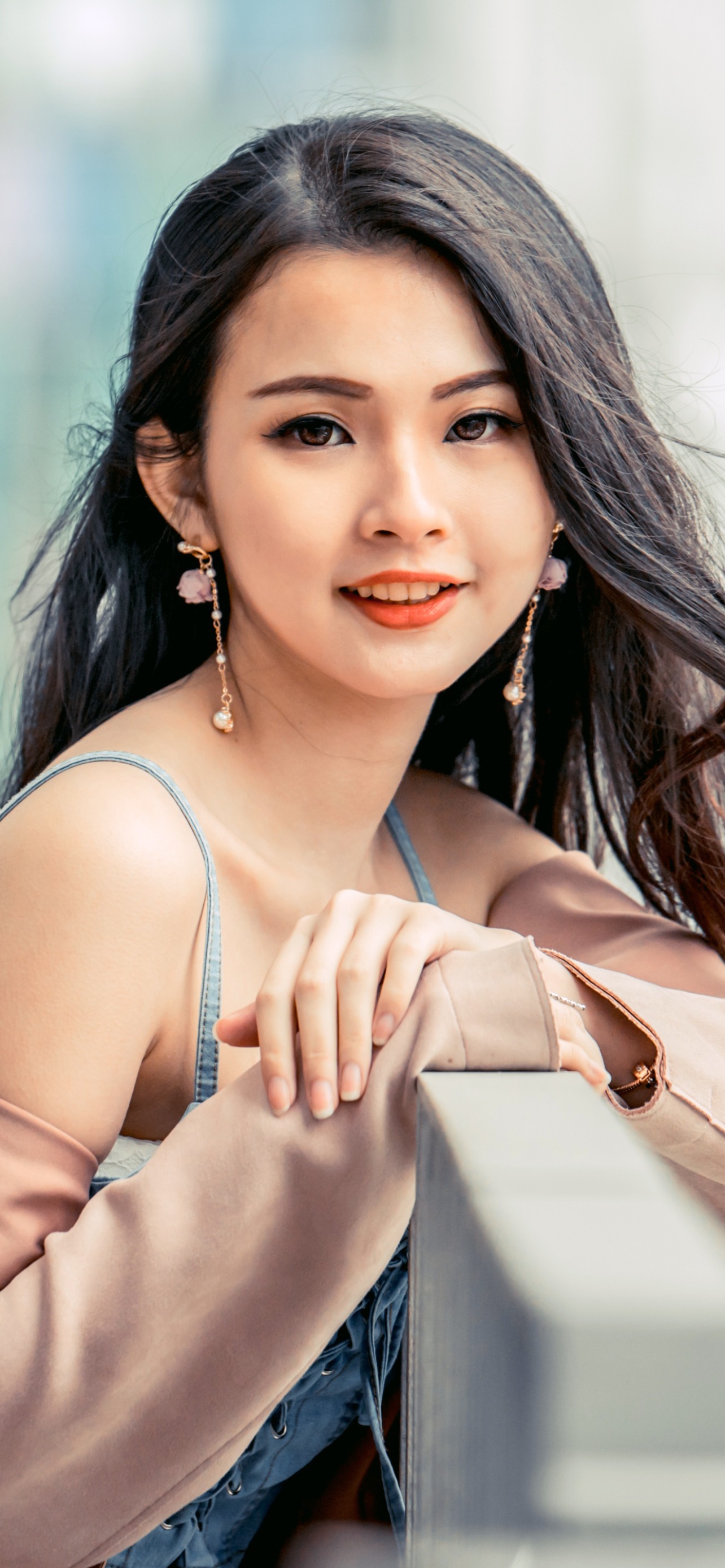 Chinese Beautiful Flower Girl 4K wallpaper download