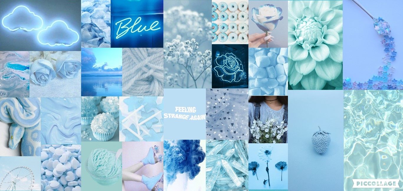 PASTEL BLUE AESTHETIC COMPUTER BACKGROUND. Blue aesthetic pastel, Aesthetic computer background, Computer background