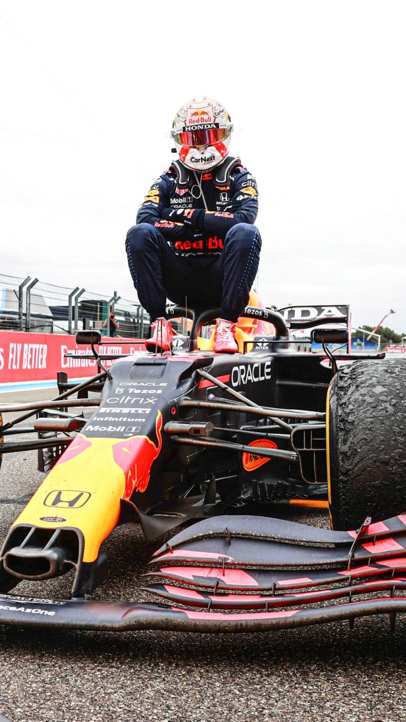 F1 Max Verstappen French GP Win Wallpaper. Red bull racing, Formula 1 car racing, Racing