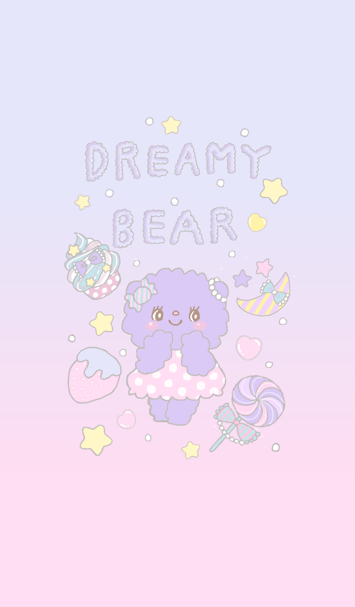 Pastel Color Kawaii Background