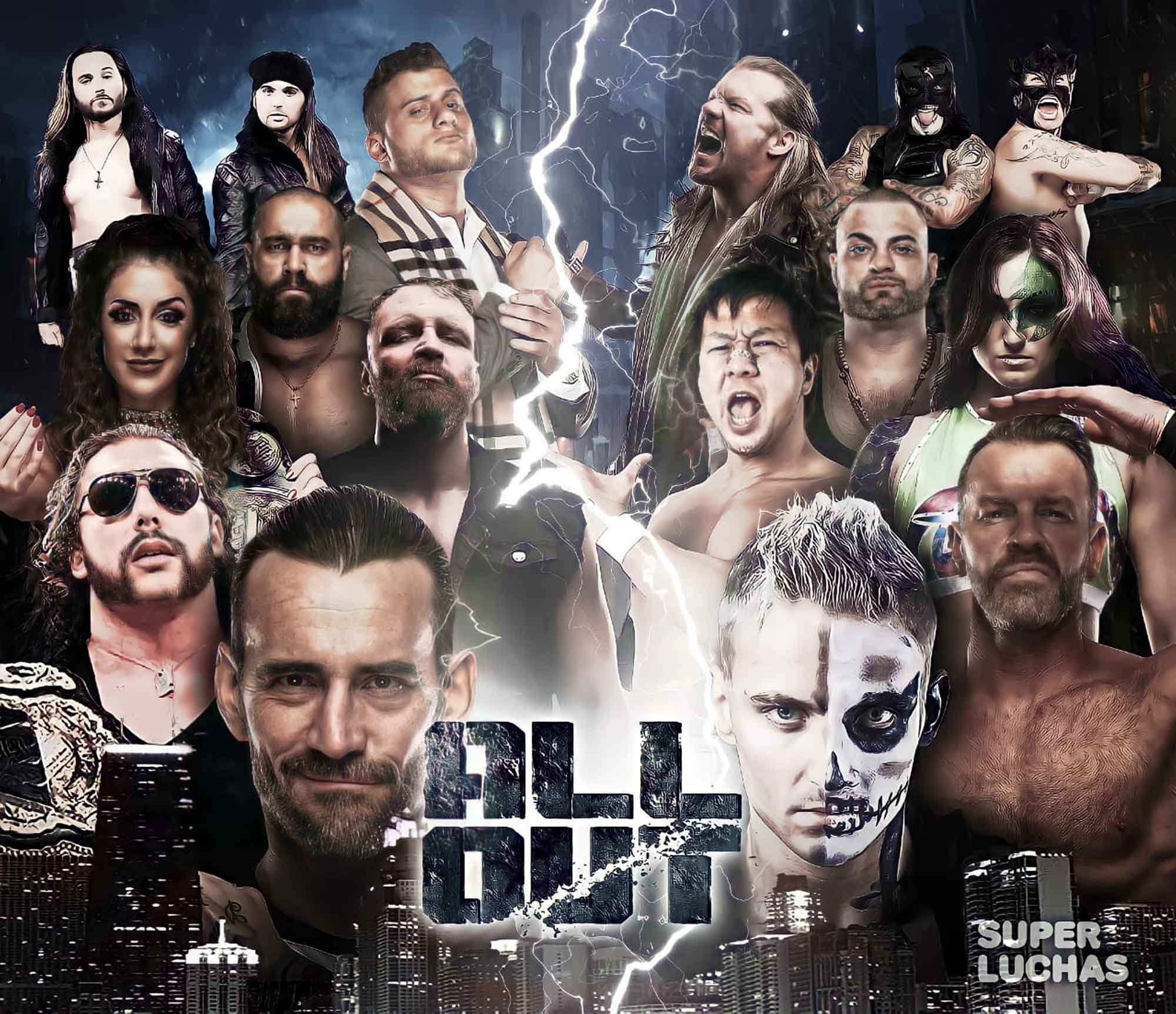 AEW ALL OUT 2021. Live results. CM Punk vs. Darby allin