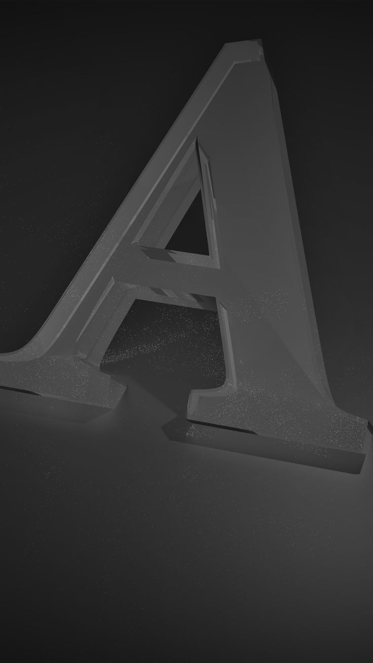 Alphabet letter(A). iPhone wallpaper, Phone screen wallpaper, Ios 11 wallpaper