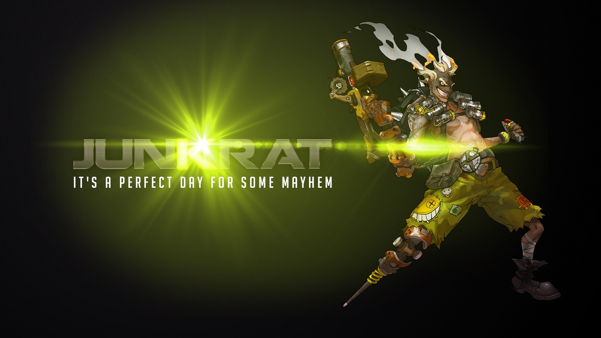 Wallpaper, Junkrat Overwatch, Blizzard Entertainment, screenshot, computer wallpaper 1920x1080