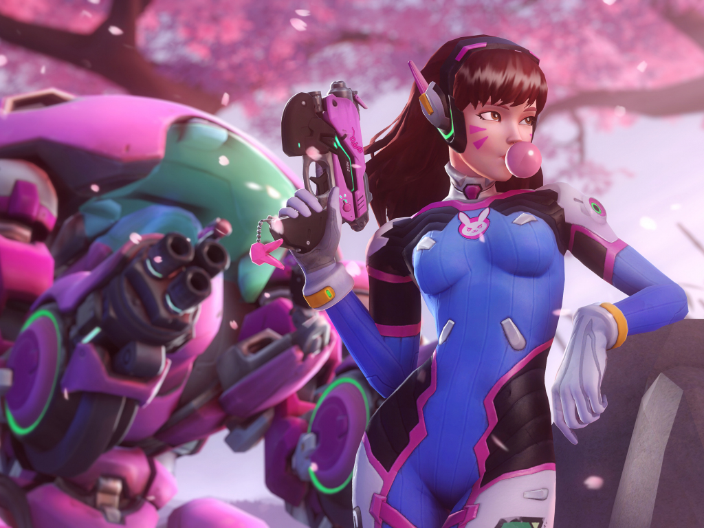 Desktop Wallpaper Dva Overwatch, HD Image, Picture, Background, 3z2xfv