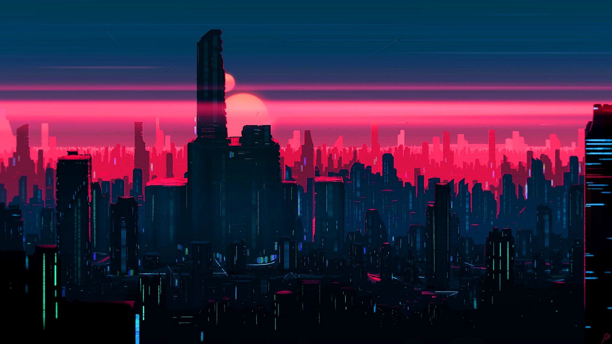 Laptop City Aesthetic Wallpapers Wallpaper Cave