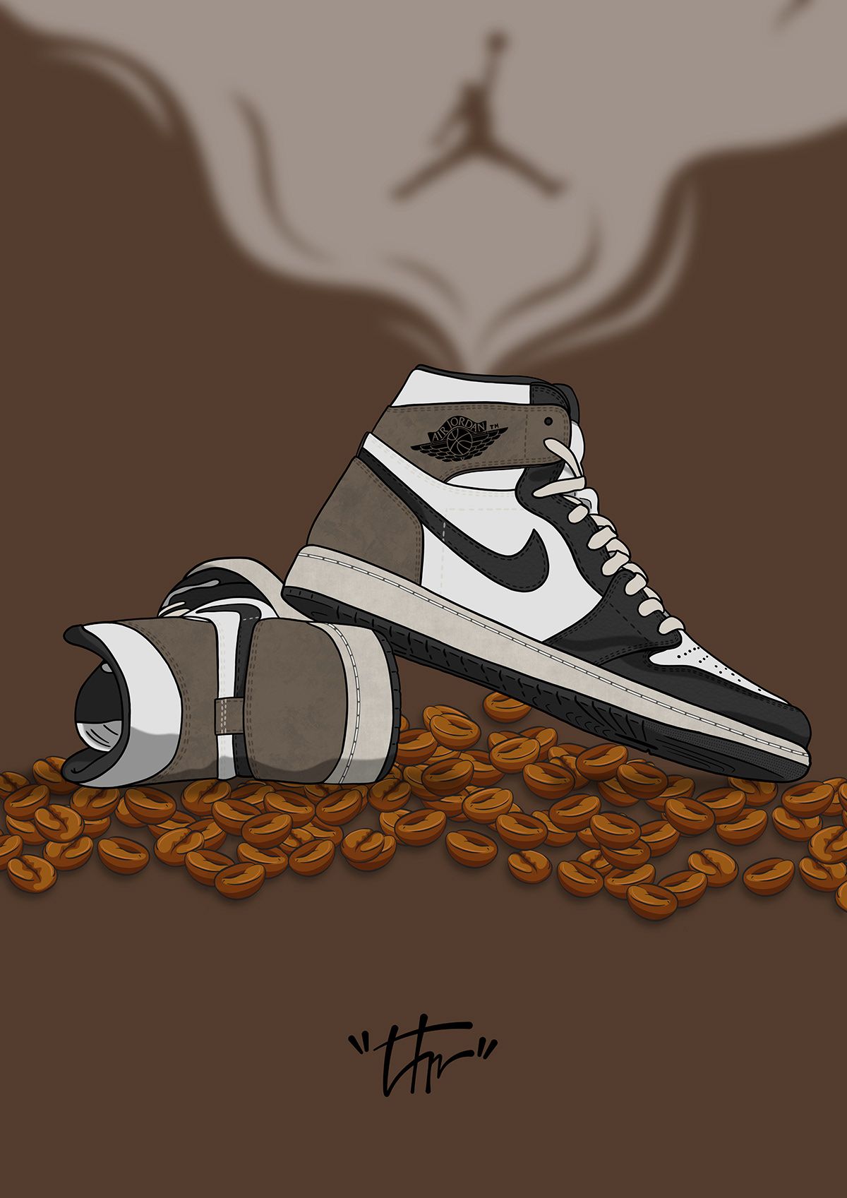 Jordan 1 Retro High Dark Mocha. Cute nike shoes, Sneakers wallpaper, Jordan shoes wallpaper
