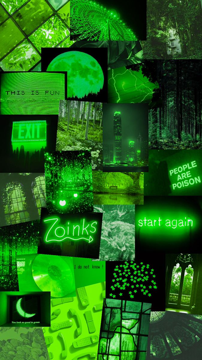 neon green wallpaper. Green aesthetic tumblr, iPhone wallpaper green, Dark green aesthetic