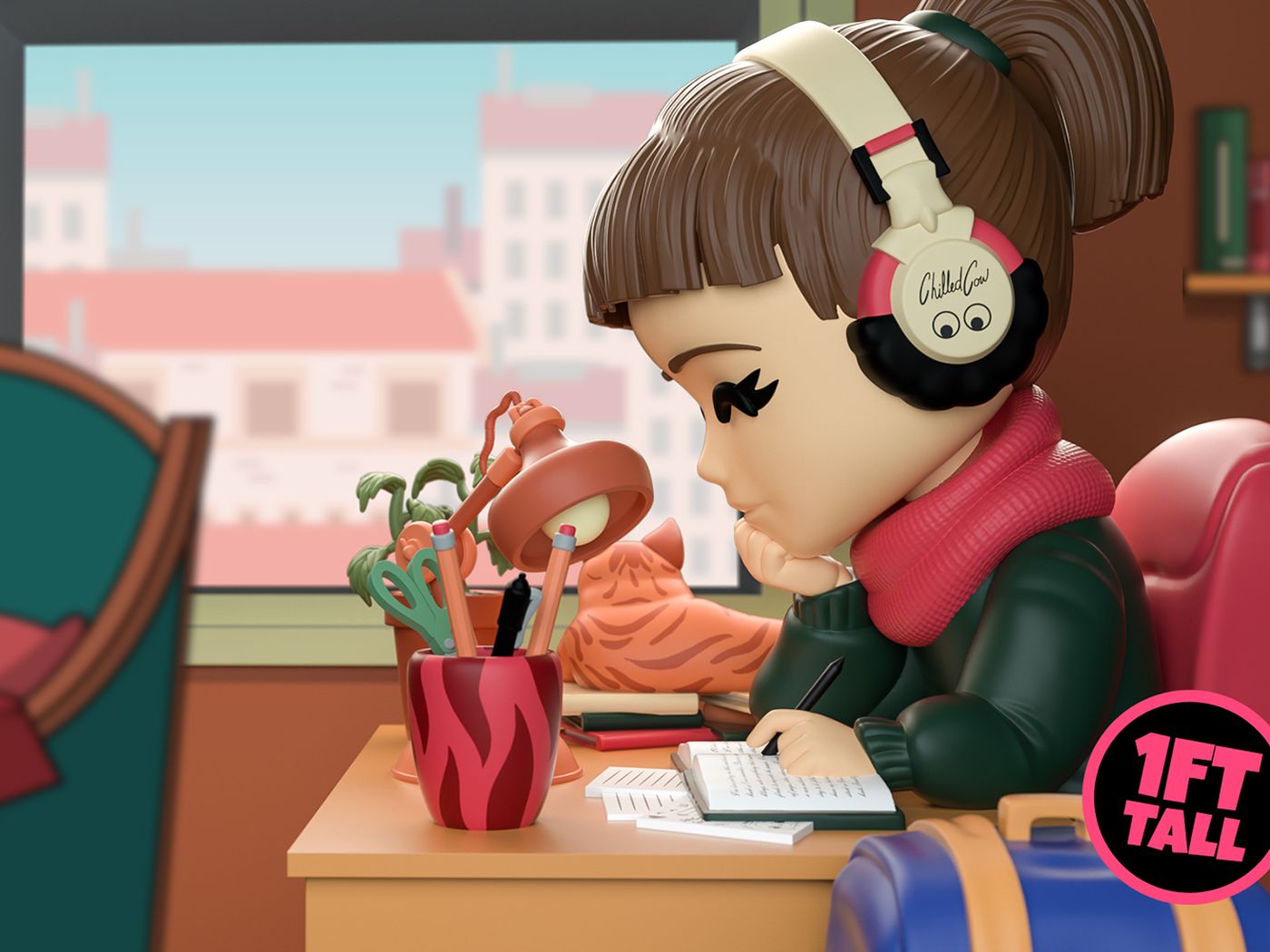 Soon You'll Be Able To Purchase A One Foot Tall Figurine Of ChilledCow's Lo Fi Chill Beats Anime Girl