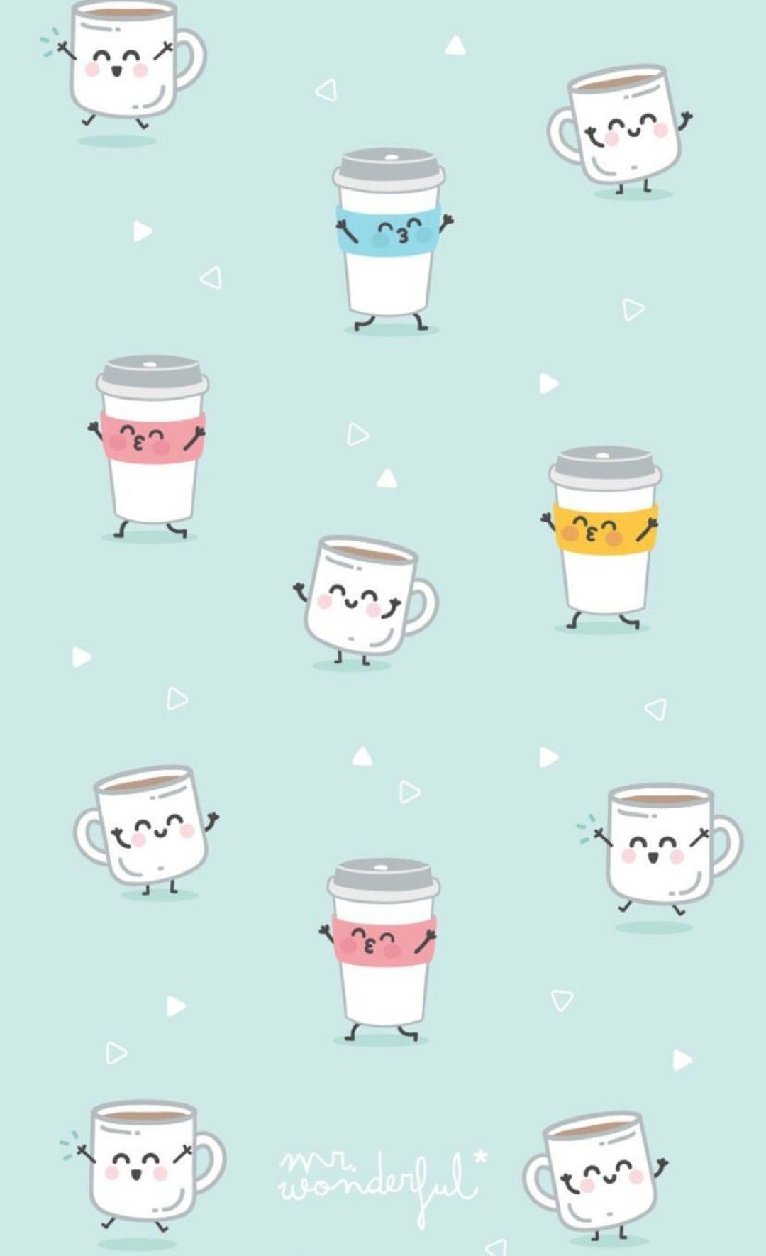 Cute Cartoon Coffee Wallpaper Free Cute Cartoon Coffee Background
